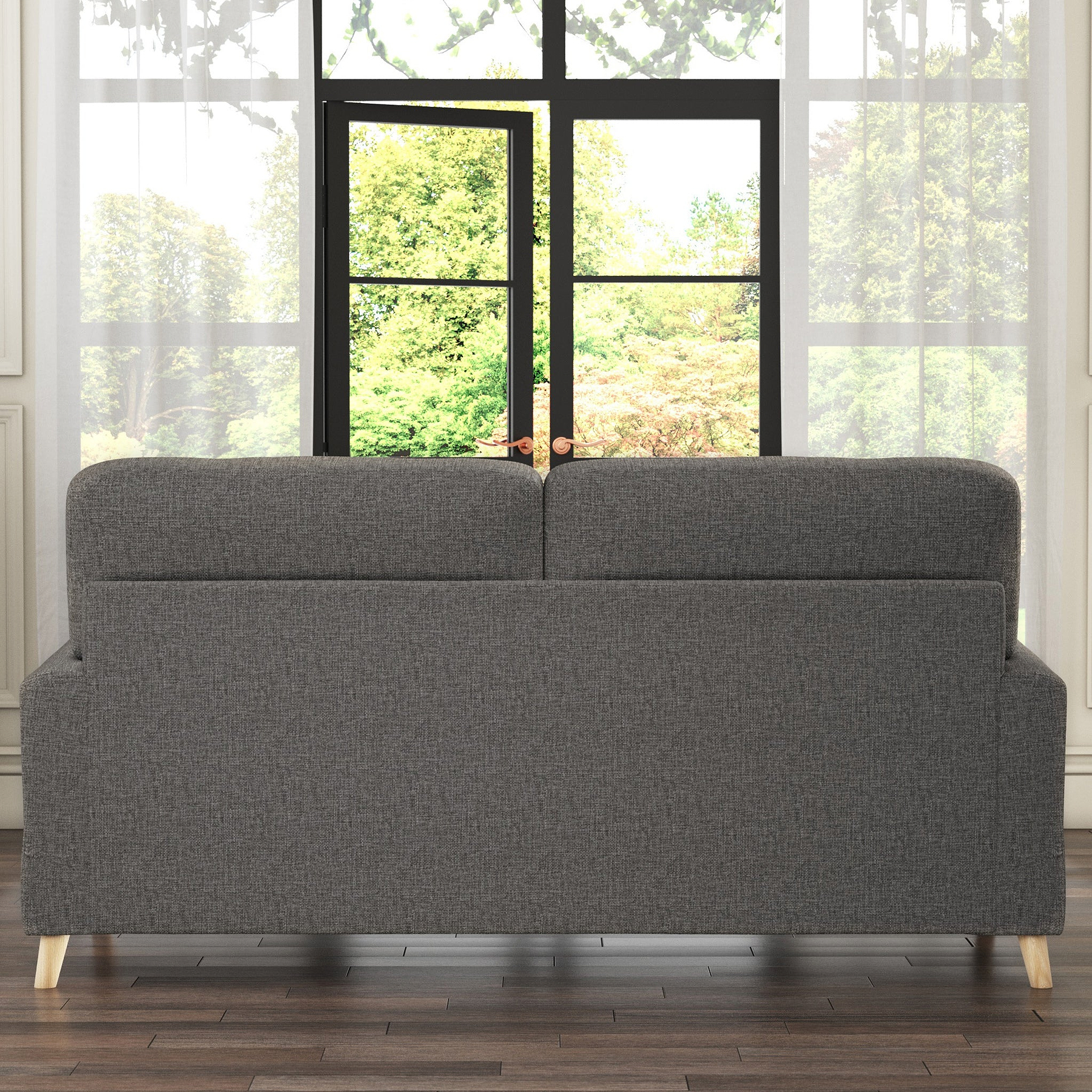 Foxton Charcoal 3 Seater Sofa from Roseland furniture