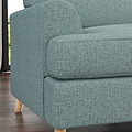 Foxton Teal 3 Seater Sofa from Roseland furniture