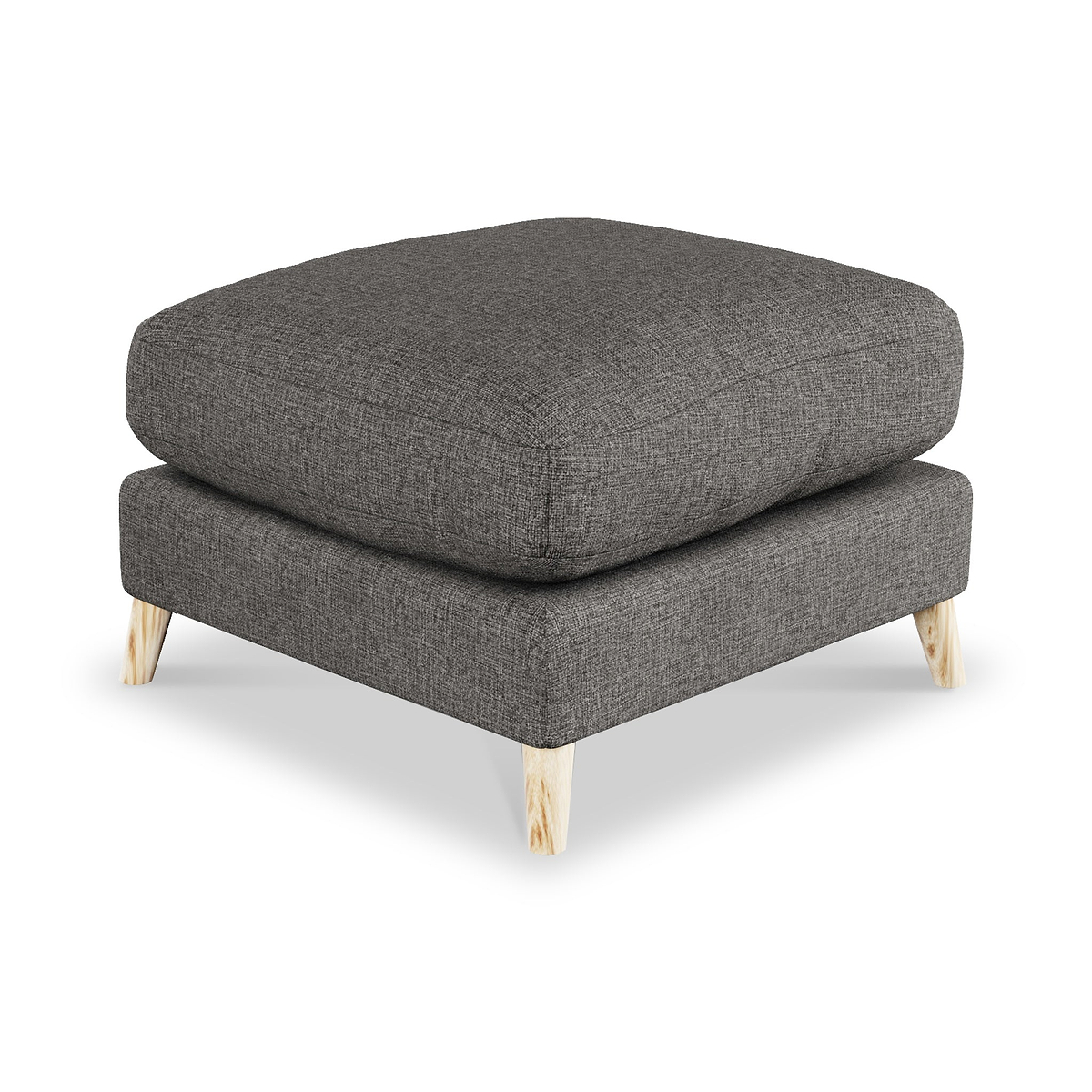 Foxton Charcoal Footstool from Roseland Furniture