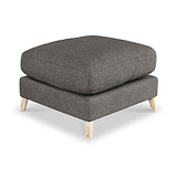 Foxton Charcoal Footstool from Roseland Furniture
