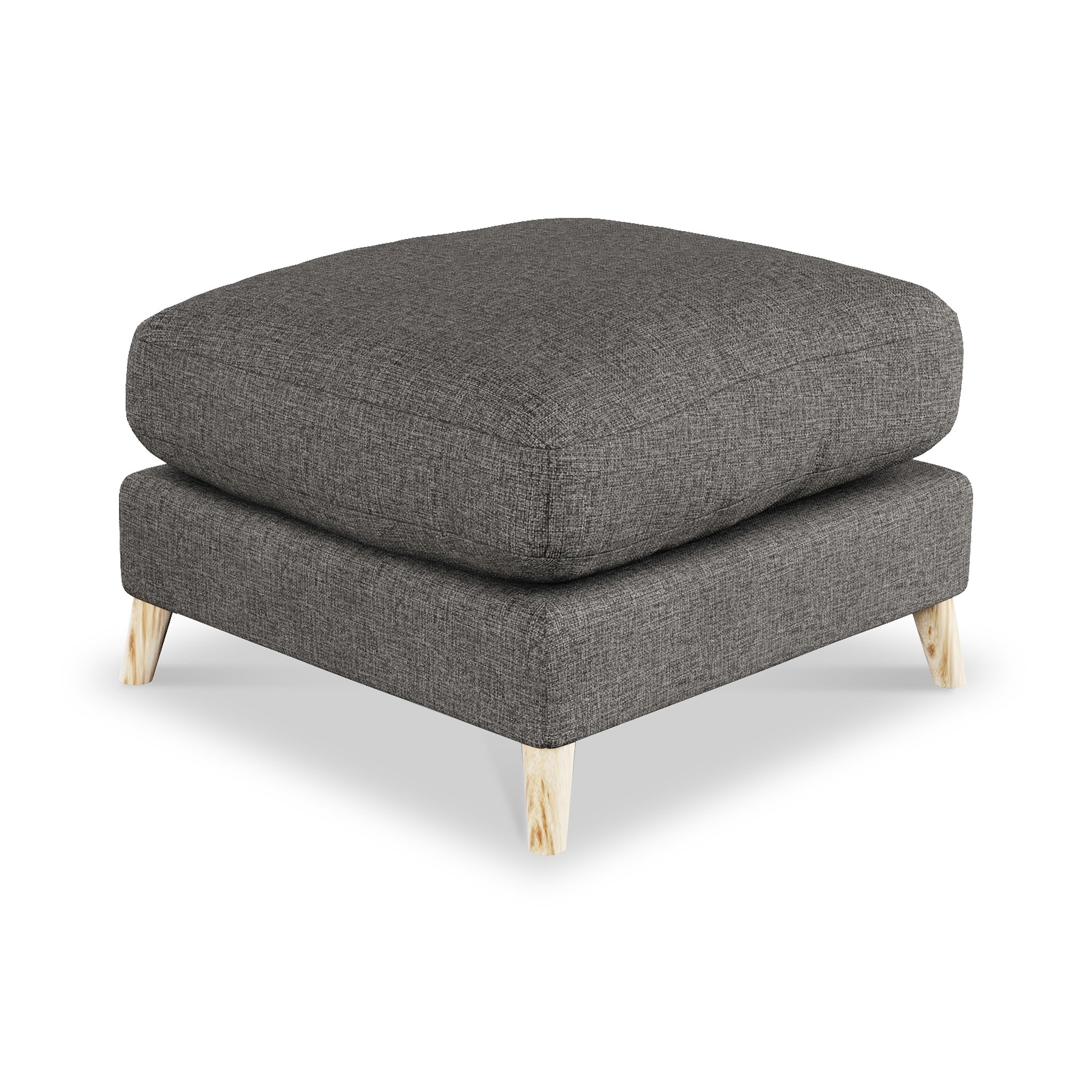 Foxton Charcoal Footstool from Roseland Furniture