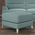 Foxton Teal Footstool from Roseland Furniture