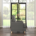 Foxton Charcoal Snuggler Armchair from Roseland furniture