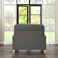 Foxton Charcoal Snuggler Armchair from Roseland furniture