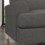 Foxton Charcoal Snuggler Armchair from Roseland furniture