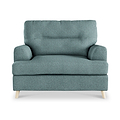 Foxton Teal Snuggler Armchair from Roseland furniture