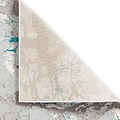 Aldrin Grey Green Marble Effect Rug