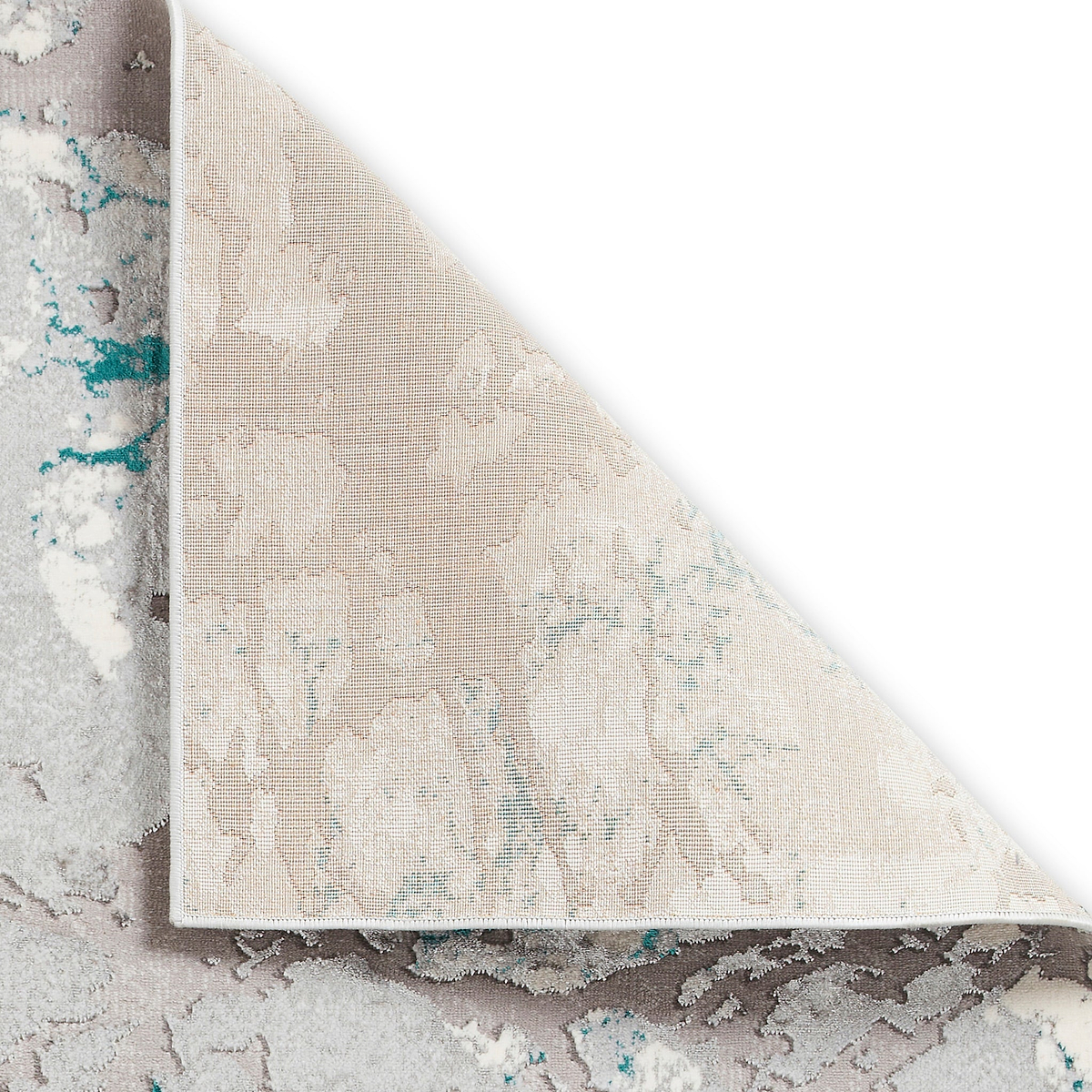 Aldrin Grey Green Marble Effect Rug