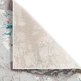 Aldrin Grey Green Marble Effect Rug