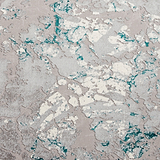 Aldrin Grey Green Marble Effect Rug