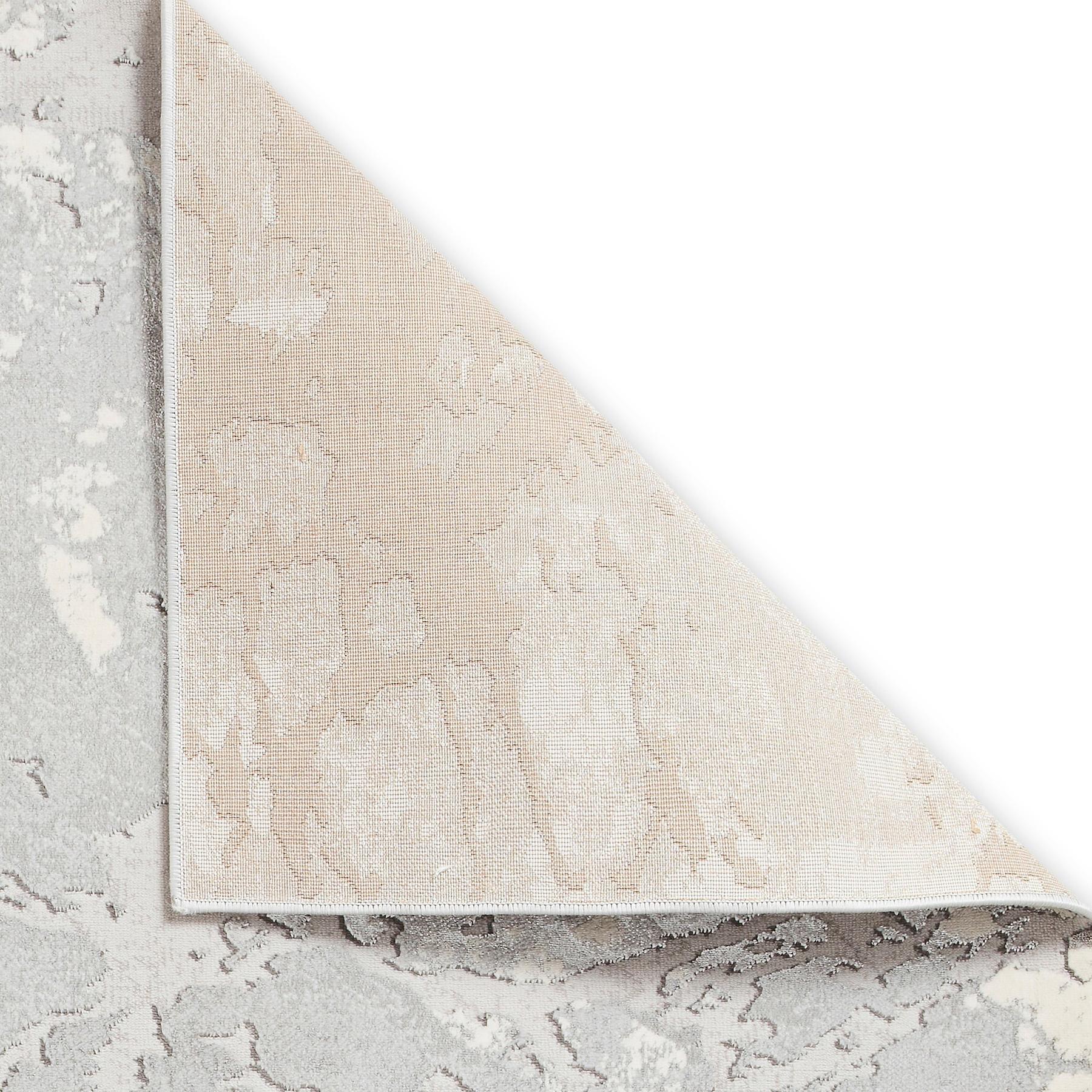Aldrin Grey Ivory Marble Effect Rug
