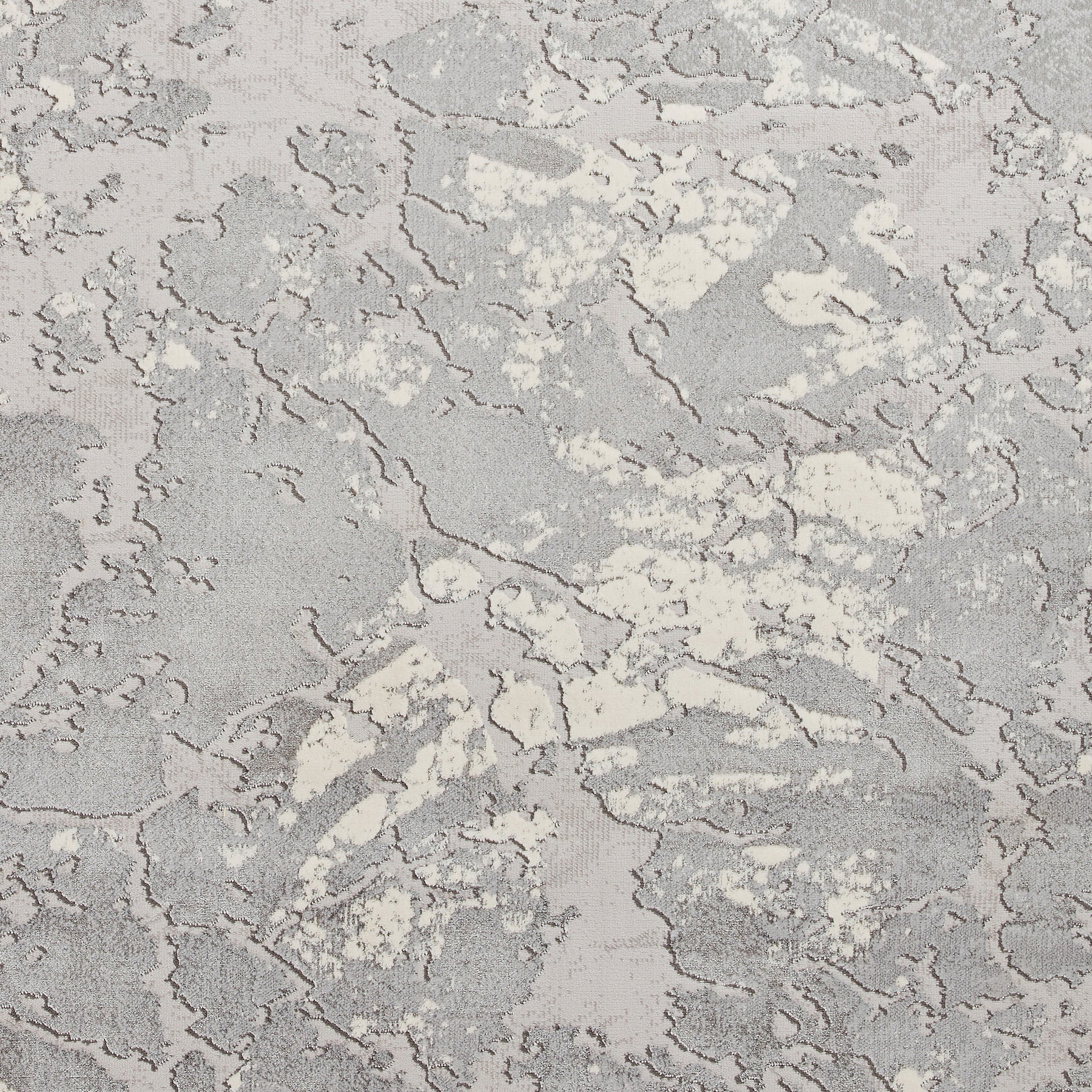 Aldrin Grey Ivory Marble Effect Rug