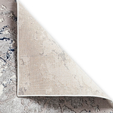 Aldrin Grey Navy Marble Effect Rug