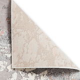Aldrin Grey Rose Marble Effect Rug