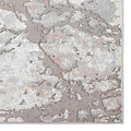 Aldrin Grey Rose Marble Effect Rug