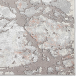 Aldrin Grey Rose Marble Effect Rug