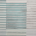 Horizontal lines in varying shades of blue, gray, and white create a textured abstract pattern.