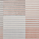 Parallel stripes in varying shades of grey and brown create a textured pattern on a flat surface.