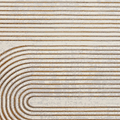 Aldrin Grey Gold Swirl Patterned Rug