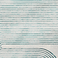 Aldrin Grey Green Swirl Patterned Rug