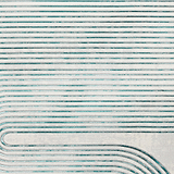 Aldrin Grey Green Swirl Patterned Rug