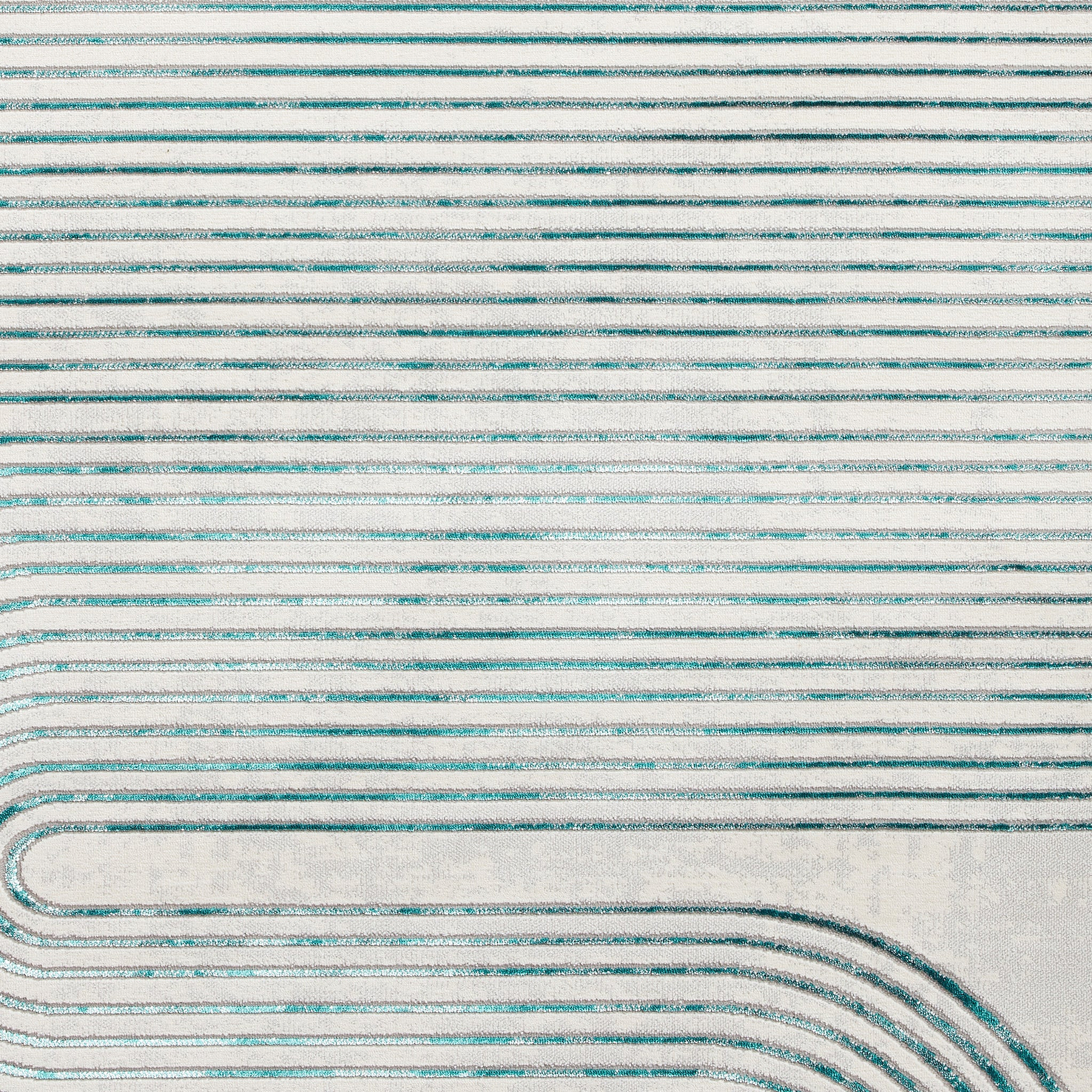 Aldrin Grey Green Swirl Patterned Rug