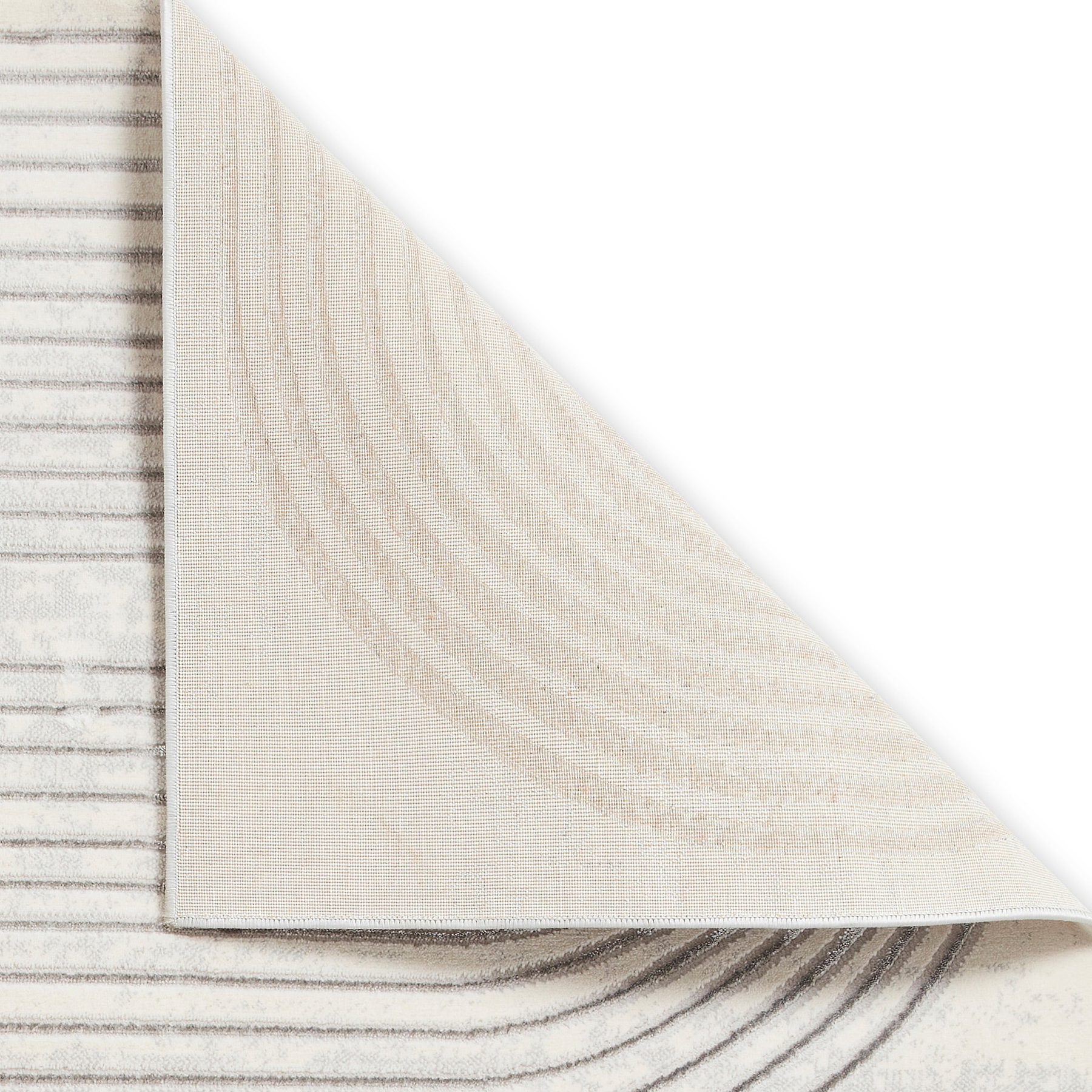 Aldrin Grey Ivory Swirl Patterned Rug