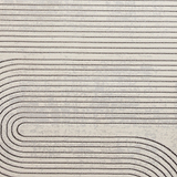 Aldrin Grey Ivory Swirl Patterned Rug