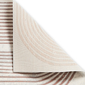 Aldrin Grey Rose Swirl Patterned Rug