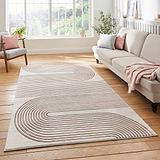 Aldrin Grey Rose Swirl Patterned Rug for living room