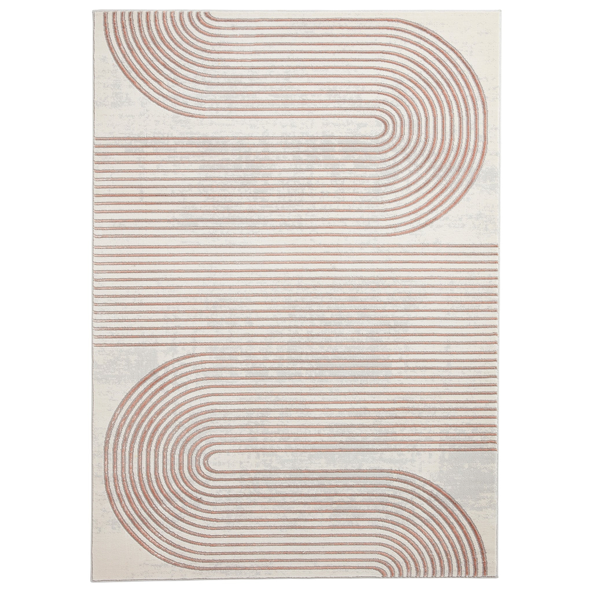 Aldrin Grey Rose Swirl Patterned Rug from Roseland furniture