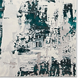 Aldrin Grey Green Distressed Patterned Rug