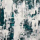 Aldrin Grey Green Distressed Patterned Rug