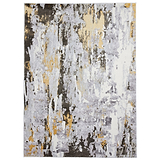 Aldrin Gold Distressed Metallic Effect Rug from Roseland furniture
