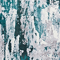 Aldrin Green Distressed Metallic Effect Rug