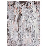 Aldrin Rose Distressed Metallic Effect Rug from Roseland furniture