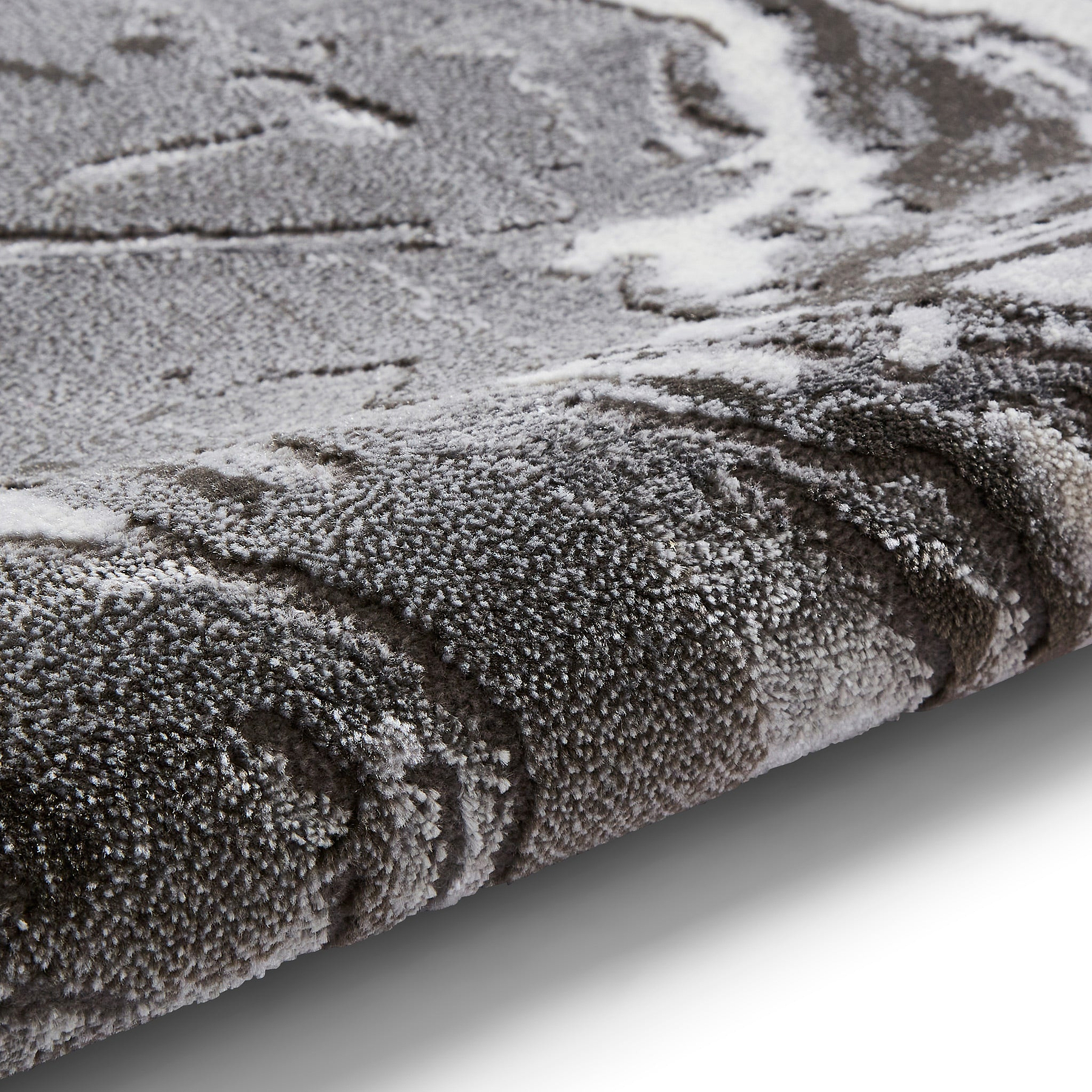 Aldrin Grey Marble Swirl Rug