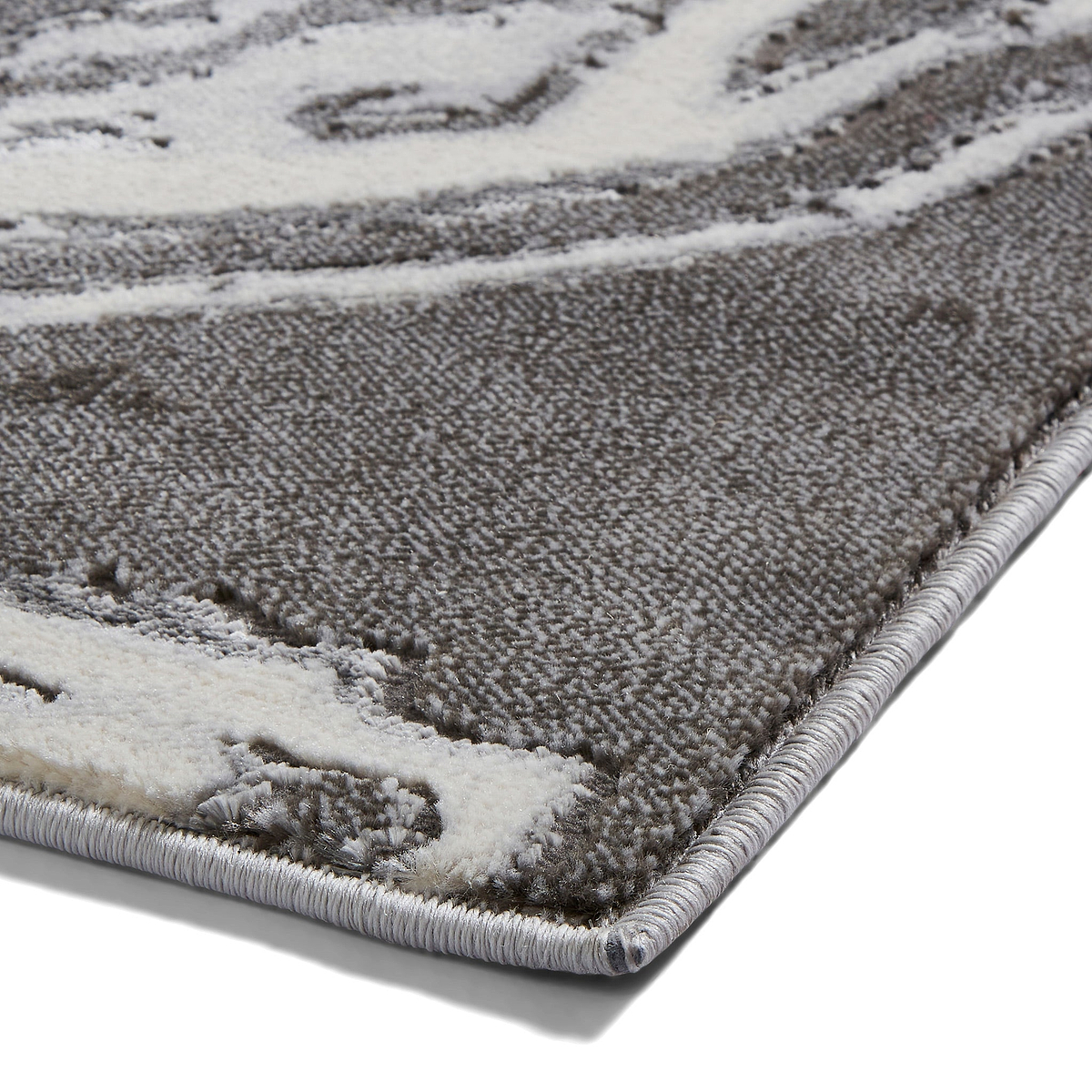 Aldrin Grey Marble Swirl Rug