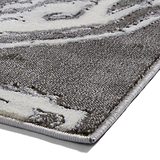 Aldrin Grey Marble Swirl Rug