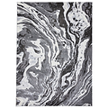 Aldrin Grey Marble Swirl Rug from Roseland Furniture