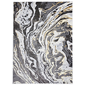 Aldrin Grey gold Marble Swirl Rug from Roseland furniture