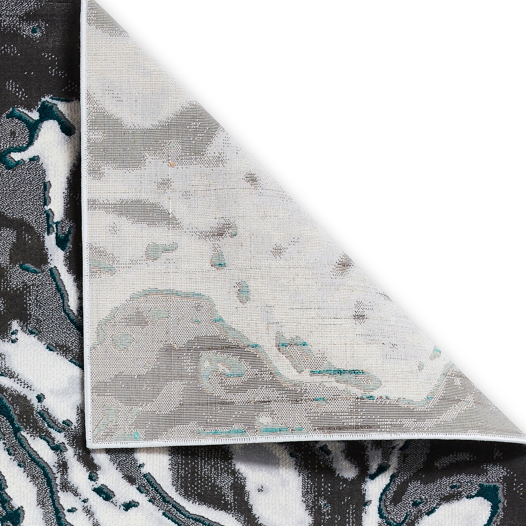 Aldrin Grey Green Marble Swirl Rug