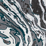 Aldrin Grey Green Marble Swirl Rug