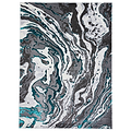 Aldrin Grey Green Marble Swirl Rug from Roseland Furniture