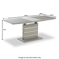 Archer Grey Contemporary Extending Dining Table