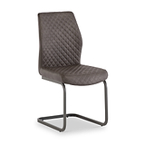 Kenny Taupe Faux Leather Dining Chair from Roseland Furniture