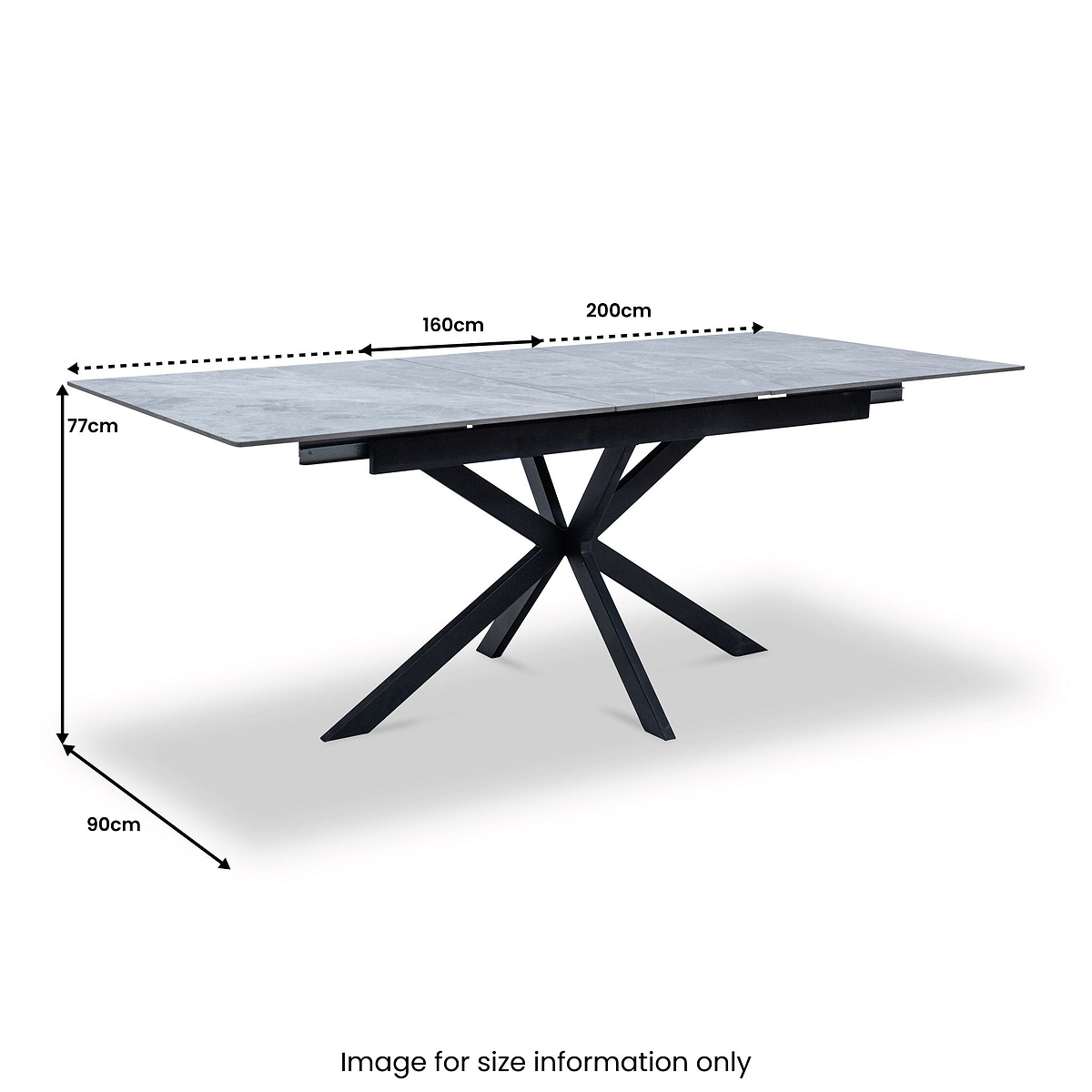 Avenor 160 200cm Extending Dining Table from Roseland Furniture