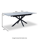 Avenor 160 200cm Extending Dining Table from Roseland Furniture