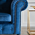 Kingswell-velvet-2-seater-sofa-indigo from Roseland Furniture