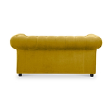 Kingswell-velvet-2-seater-sofa-turmeric from Roseland Furniture